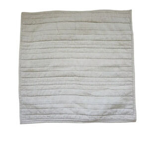 West Elm Cotton Cloud Jersey Euro Pillow Sham Quilted Gray Size 26in x 26in